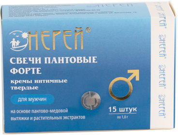 картинка Свечи пантовые для мужчин от компании Нерей